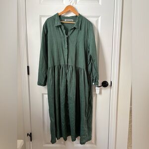 Dandelio custom handmade 100% linen dress